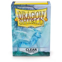 Dragon Shield Sleeves: Matte Clear (Box of 100)